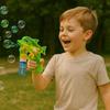 Plastic Dolphin Bubble Gun with 2 Refills Ideal for Children Outdoor Game