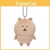 Chiikawa Plush Black Bear Expression Hanging Keychain Collectors Bag Ornament