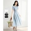 Women's Breathable Knit T-Shirt & Skirt Two-Piece Set