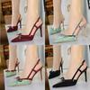 Women's Bowknot Stiletto Pumps Back Strap Pointed Toe Dress Shoes