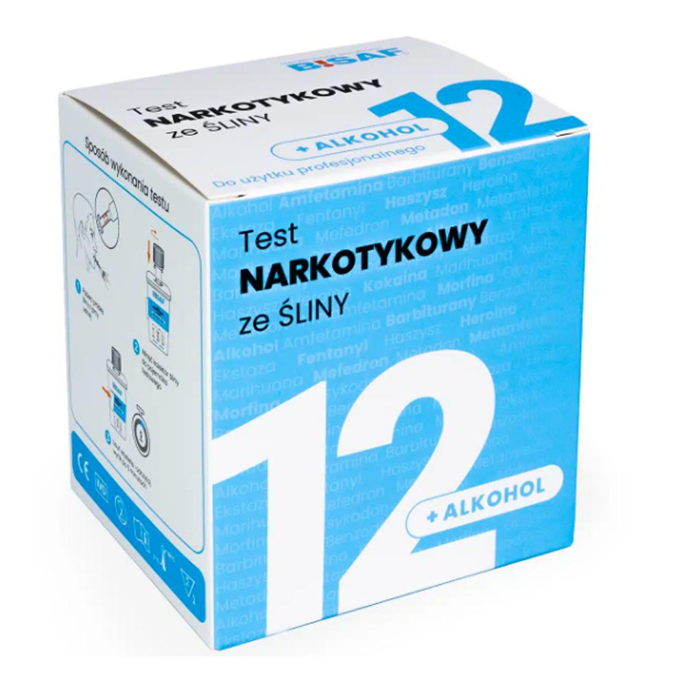 Saliva Drug Test for 12 Substances + Alcohol for Professionals 1 pc
