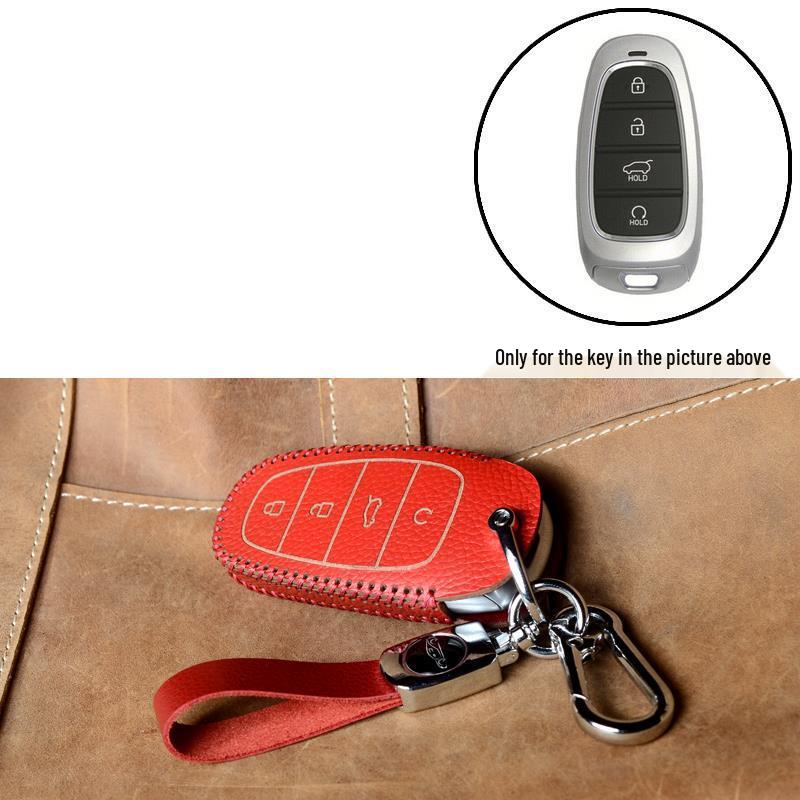 

Premium Cowhide Key Cover for Hyundai Tucson, Mistra, Elantra, Langdong & Custin (5th Gen)