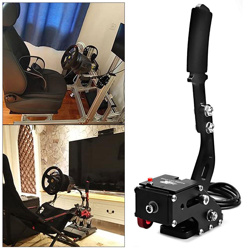 PS4 PS5 PC Aluminum USB Handbrake Three Color For SIM Auto Racing Games G29 Steel For PC Windows without accessory