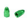 MOTO BASE Motorcycle Air Valve Cap | MBAP-AVC-02 | Green (Bullet)