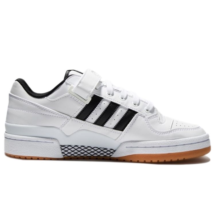 Adidas Originals Forum Lo Synthetikleder Bequeme Alltagskleidung Langlebige Low-Top Skateschuhe Herren Sneaker Weiß Schwarz G25813