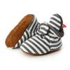 MYGGPP Striped Knitted Fabric 0-1 Years Old Baby Soft Bottom Shoes Baby Shoes Warm Shoes Baby Socks Overshoes