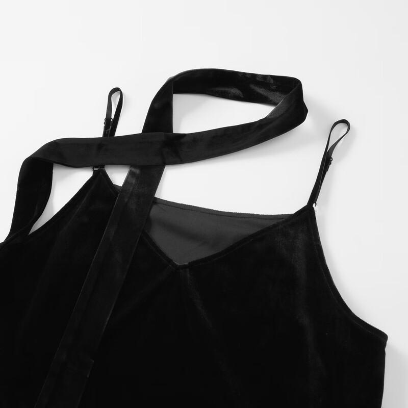 Elva' Island Women's V-Neck Cami Midi Dress