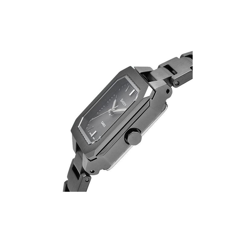 CASIO SHEEN series 50 meters waterproof solar Quartz Steel Strap women s watch gray dial SHS-4528BJ-8AJF синий