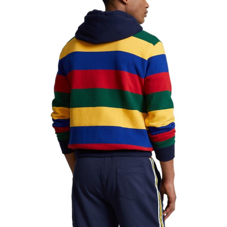 Polo Ralph Lauren SS22 Striped Printed Sweatshirt Men Sweatshirt Multicolor MNPOKNI16822124