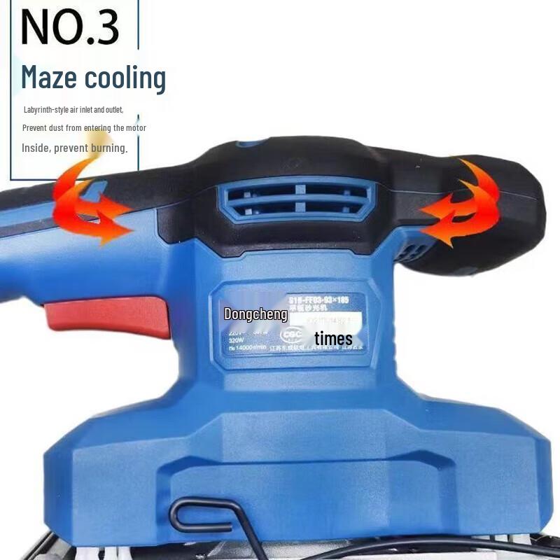 Dongcheng Orbital Sander CN plug (adapter included)