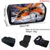 NARUTO Cartoon Anime Pencil Box Double Layer Flip Pen Case Lightweight Stationery for Kids School Daily Use,Boys&Girls Ages 5-11