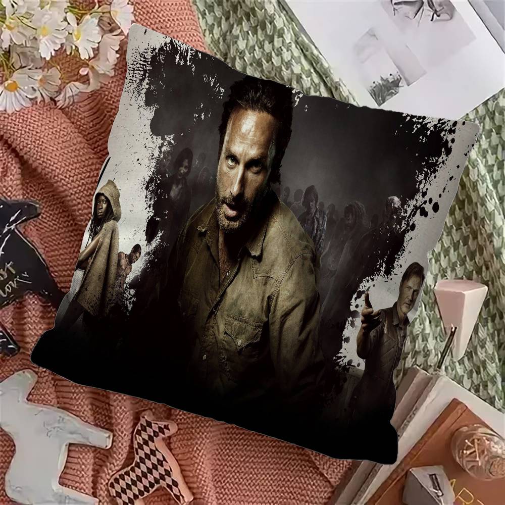 The W-Walking Dead Personalized picture text home decorative pillows Household Gifts 45x45cm