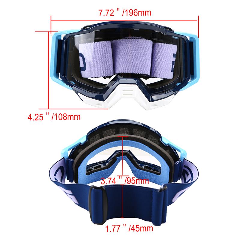 Motokrosové brýle Moto brýle Sluneční brýle Větruodolné Cyklistické brýle Dirt Bike Snowboardové brýle Cafe Racer Příslušenství