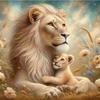 5D Diamond Painting Full of Diamonds, Animal DIY Round Diamond Square Diamond Hanging Diamond Sticker Living Room