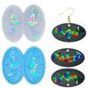 Holographic Bat Earrings Silicone Mold Ear Drops Crystal Epoxy Resin Mould DIY Ear Rings Jewelry Making Tools for Party