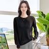 Mokana Women's Basic Round Neck 99% Wool Sweater MKNJD2848