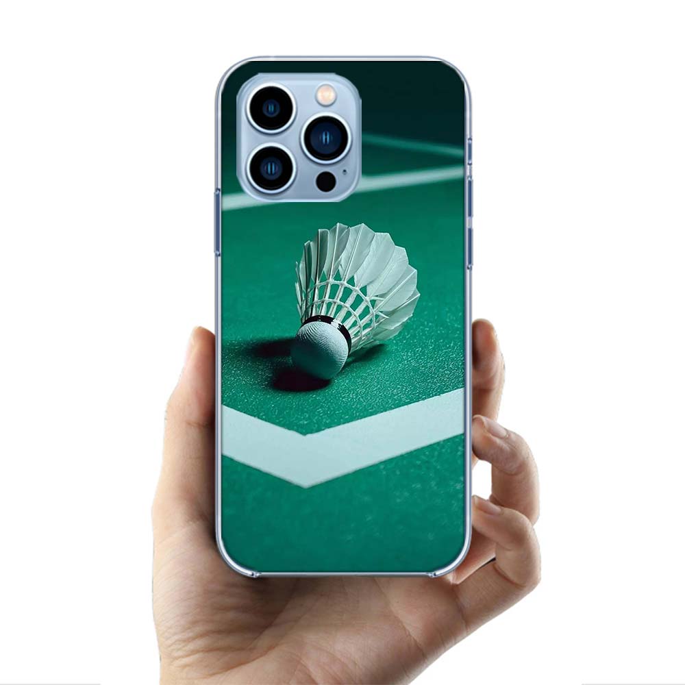 

Badminton Sport Cases Phone Case For Iphone 17E 16E 17 Air 16 Pro Max 15 Pro 14 Plus 11 13 12 Mini Cover Cases Compatible with S iPhone 12 Pro