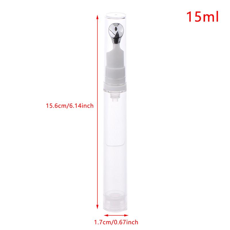 

10/15 мл пустой косметический контейнер для крема для глаз, массажный флакончик для пополнения, бальзам для губ с металлическим верхом, мягкий тюбик