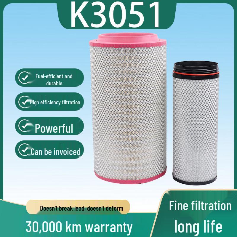 

K3051PU Air Filter for Foton Auman 336/340 Heavy Truck