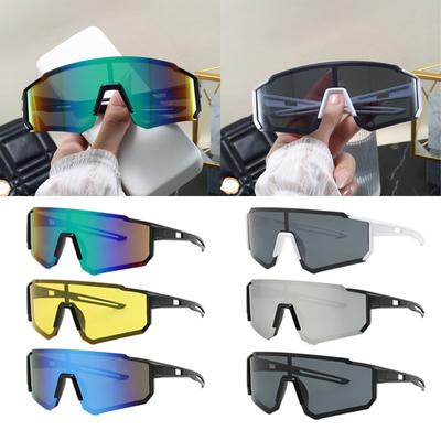 6pcs Lunettes de Soleil Mode Unisexe Sport d'Extérieur Carrées Grande Monture Lunettes de Designer Style Simple Lunettes de Soleil
