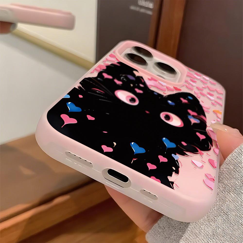 Malovaný kryt na telefon pro iPhone 15 11 13 14 pro 15 16 Pro Max 12 13 16 Pro Roztomilý Módní Vtipný Kryt na telefon se šňůrkou Nejnovější Doporučení Top prodeje