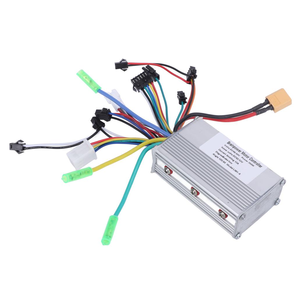 Zestaw kontrolera hulajnogi elektrycznej 350W Wielofunkcyjny kontroler hulajnogi Miernik LCD z manetką kciukową do przezbrojenia 48V 60V