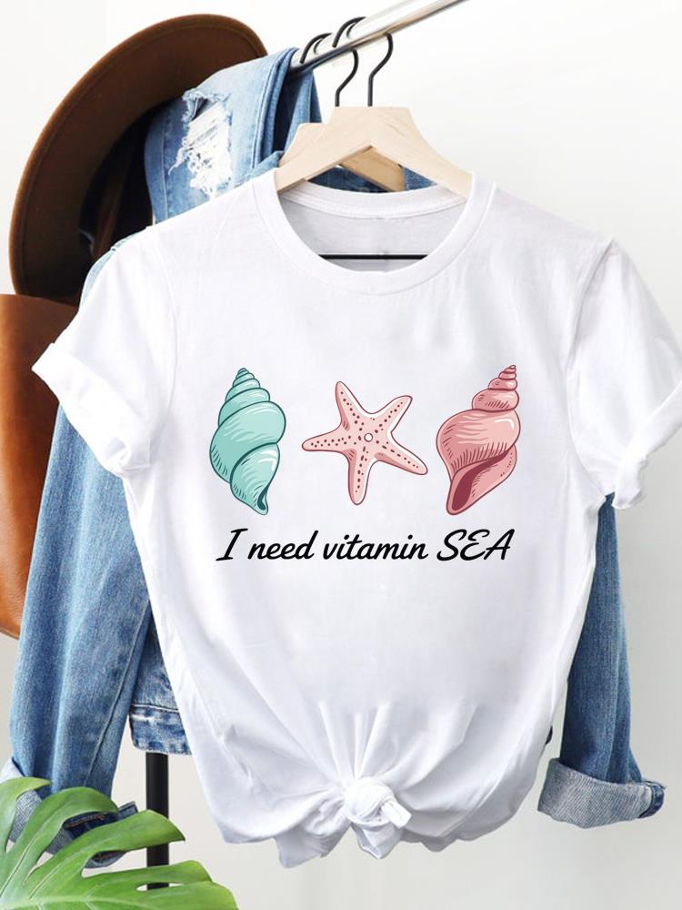 (Asian Size) Women Clothing Short Sleeve T Shirt Fashion Tee Top leopard letter Woman Print Female Graphic T-shirts