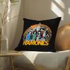 Rock RRamones Pillow Case Pattern Printed Pillowcase for Living Room Sofa Cushion Cover  Bedroom Decor