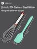 304 Stainless Steel Handheld Egg Beater: Commercial Whisk for Baking & Mixing