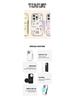 Korea Hello Kitty iPhone 17 Pro Max Magnetic Case with Small Icon and Card Slot