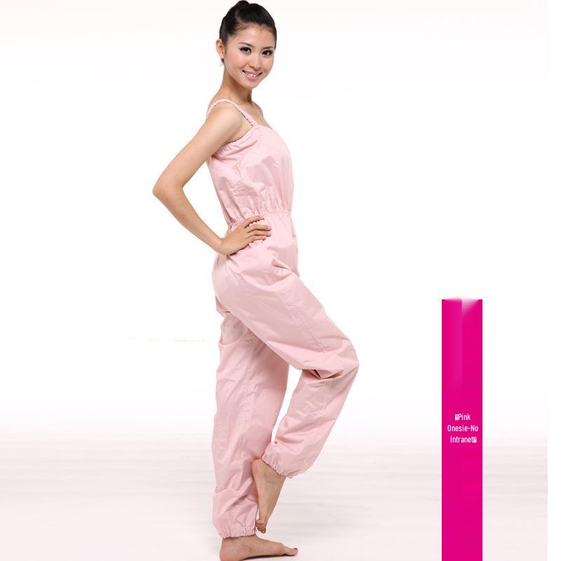 

Костюм для сауны Yi Gengmei: Комбинезон для танцев и фитнеса, вызывающий потоотделение Small