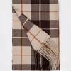 RECLOW OMBRE Two-tone Check Muffler BEIGE