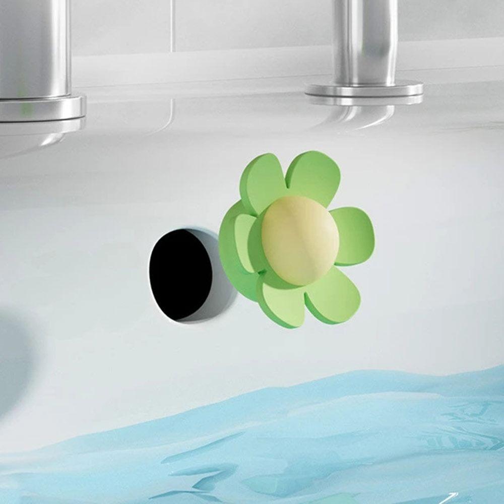 Anti-odor Flower Sink Overflow Hole Plug Insect Proof Floor Drain Plug  Kitchen Bathroom
