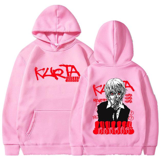 Anime Hunter X Hunter HxH Hoodies Manga Graphic Kurapika Cotton Long Sleeves Unisex Casual Oversized Hooded Sweatshirt Unisex Streetwear Tops