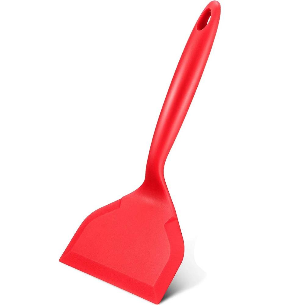 

Wide Shovel Silicone Turner Durable Spatula червоний
