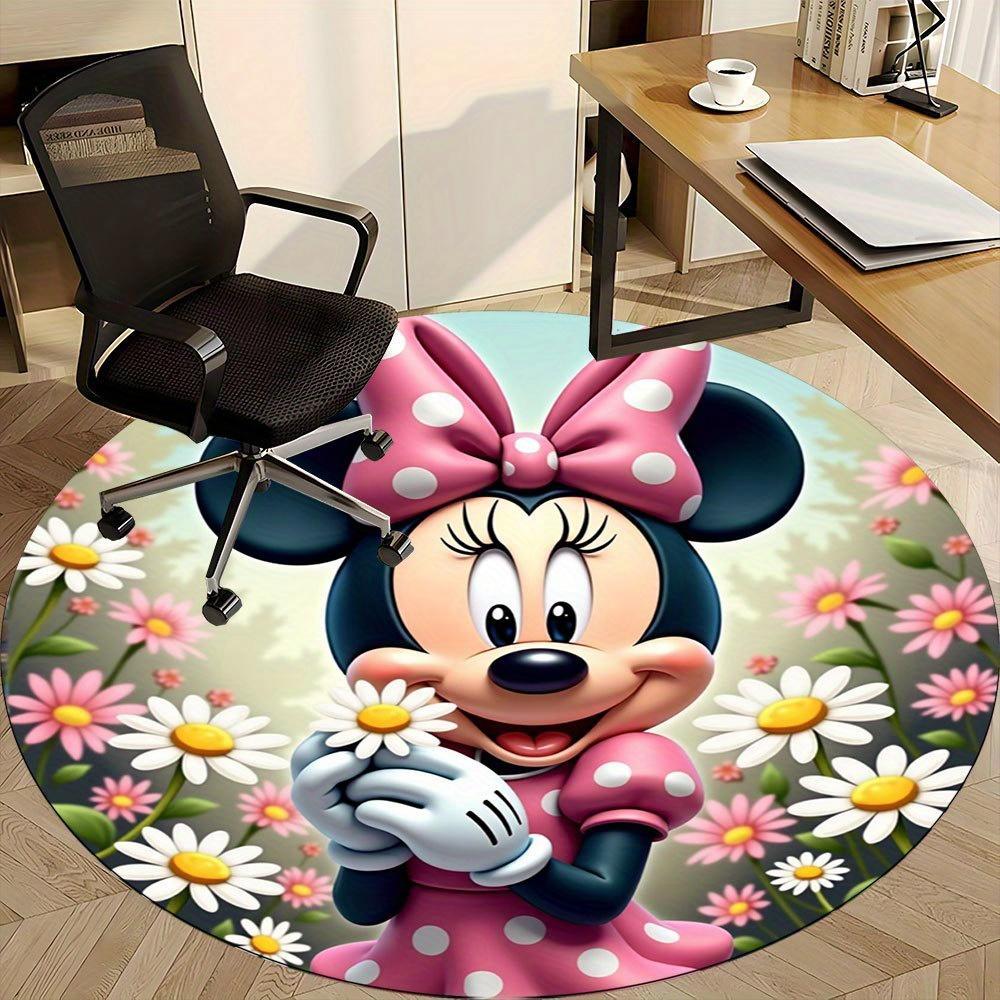 

1pc Adorable Cartoon Design Round Rug - Perfect for Home Decor, Office, or Home Room Flooring -C41125 80cm by 80cm