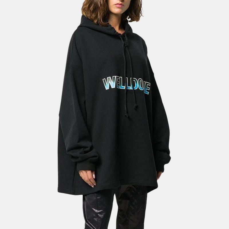 WE11DONE Sweatshirt Unisex Black WD-TP5-19-500-BK