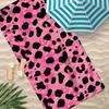 Handtuch Sauna Geschenk Pool Fitnessstudio Strand Rosa Reise Dusche Schnell Mode Druck Trocken Sport Handtücher Muster Leopard Camping Weich