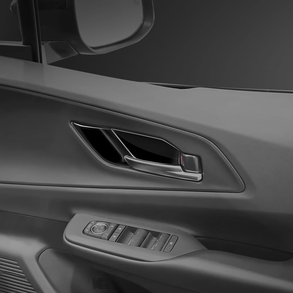 GIKAKU Prius 60 Series Accessory Inside Handle Inner Door Bowl Interior Garnish Parts Panel, Cover, Panel, Dress-Up, (Piano Black)