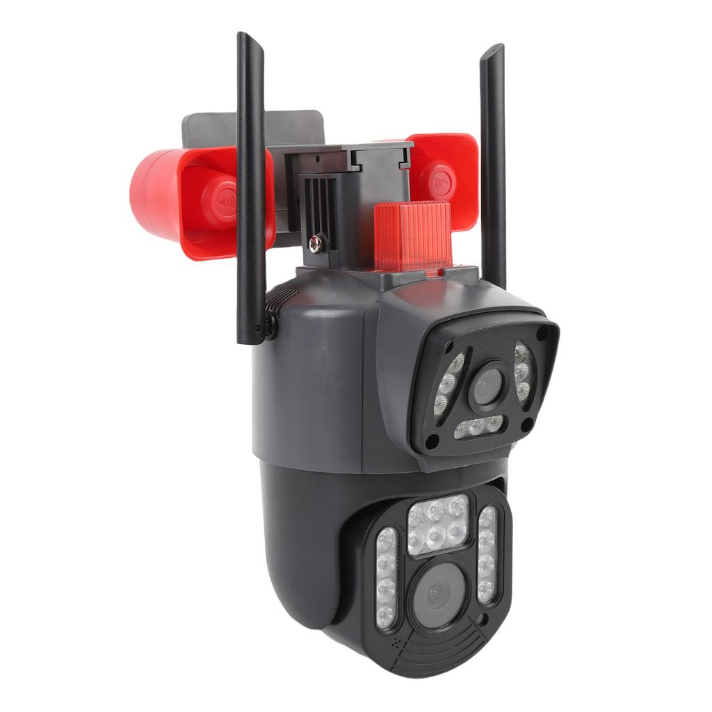 Dual Lens Security Camera WiFi Wireless 1080P HD Motion Detection IP66 Water Proof Security Camera with APP for Home