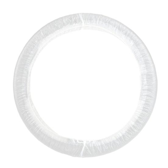 100 stk Engangs Universelle Plast Gjennomsiktige Vanntette Bilrattrekk