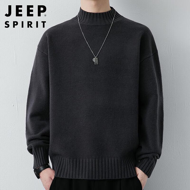 

JEEP SPIRIT Men s Mock Neck Knit Sweater XL