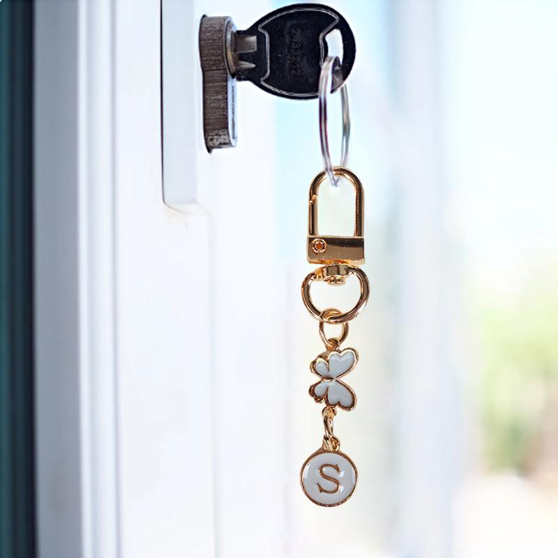 1 Stück Schlüssel-Logo Leichter Schlüsselanhänger Autoschlüssel Begleiter Taschenanhänger Langlebigkeit Metallschlüsselanhänger Monogramm-Anhänger Schmetterling Monogramm-Schlüsselanhänger