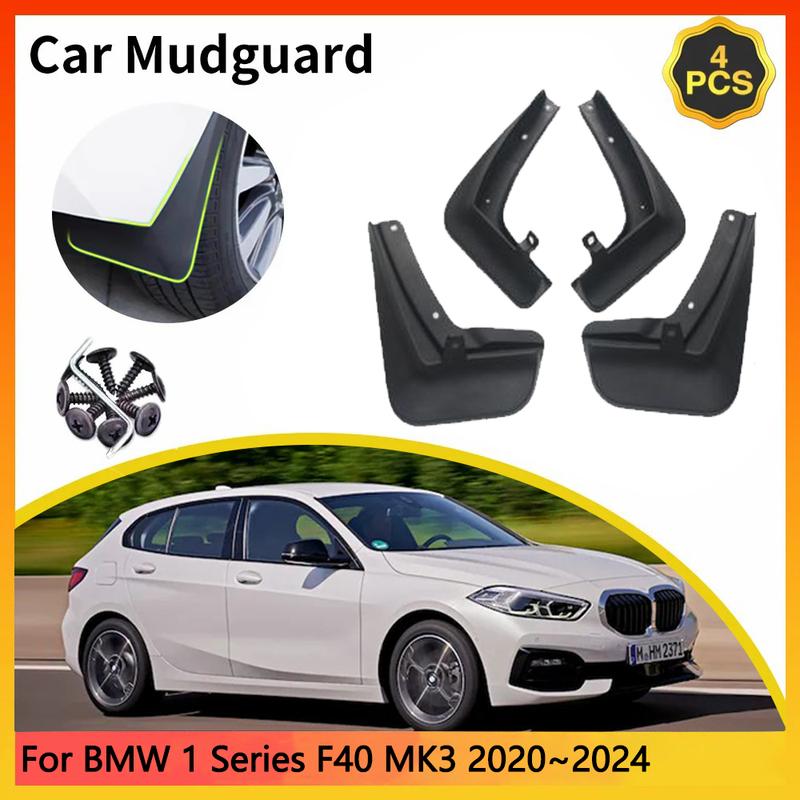 For BMW 1 Series F40 MK3 ~2024 saloon Car Mudguards Mudflap Mudguard Splash Guards Mud Flaps Fender Accessories Auto