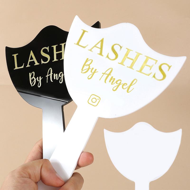 Handheld Eyelash Extension Prop Eyelash Technicians Social Media Face Photo Props Personalised Beauty Salon Display Tools