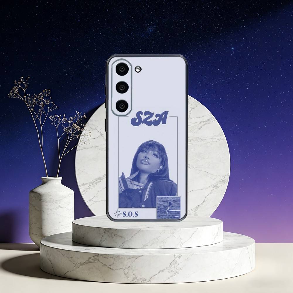 

SZA Ins-Style Singer Phone Case For Samsung Galaxy A73,A72,A71,A70,A53,A52,A51,Others Soft Black Cover Samsung a13 5g