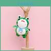 Cute Frog Plush Keychain Pendant With Short Plush Design For Girls Backpack
