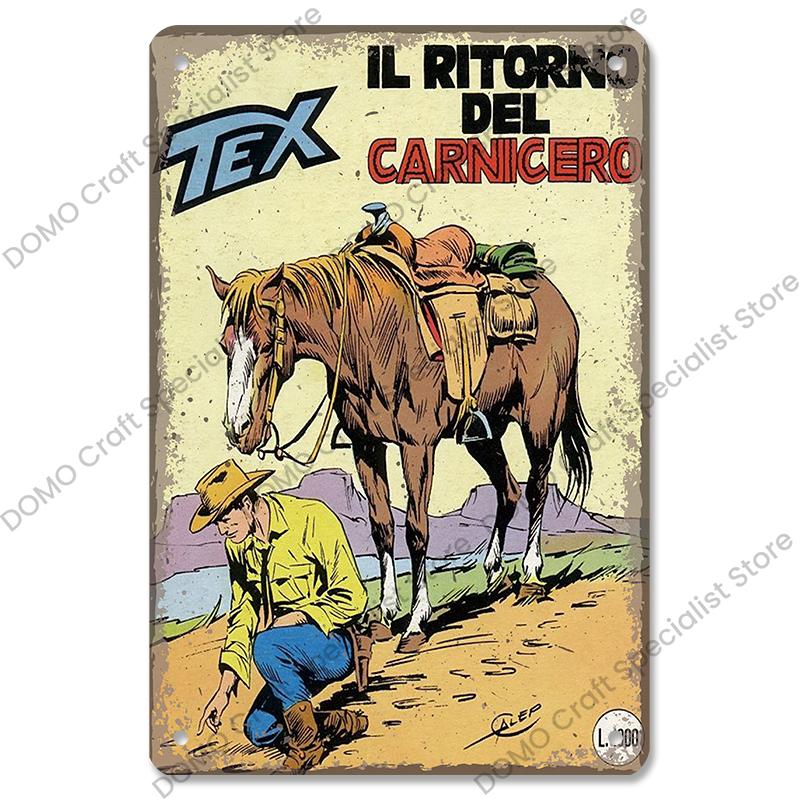 Western Cowboys Vintage Poster Metal Tin Signs Lone Ranger Horse Retro Metal Plate Wall Decor for Jockey Club Pub Man Cave