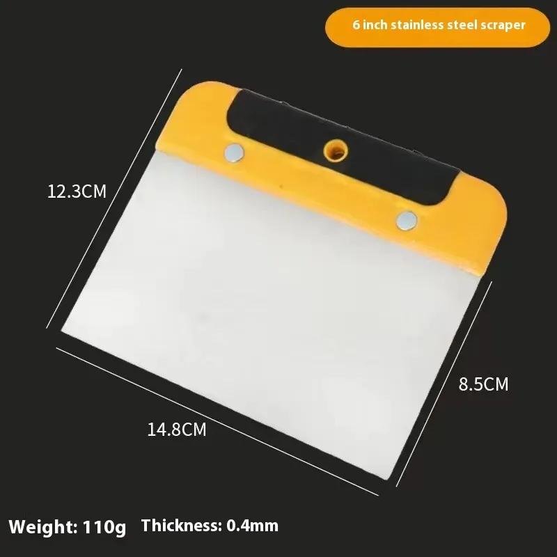 ZEXEF Stainless Steel Putty Knife Spatula 4/6/8/10 Inch Multi Purpose Paint Tool Finishing Putty Building Wall Plastering Tools