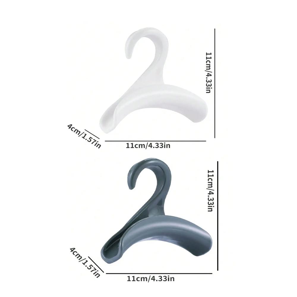 5pcs/set Arch Coat Rack Hook Bag Holder PP Material for Home Closet Storage Hat Scarf Shawl Purse Handbag Organizer Hooks